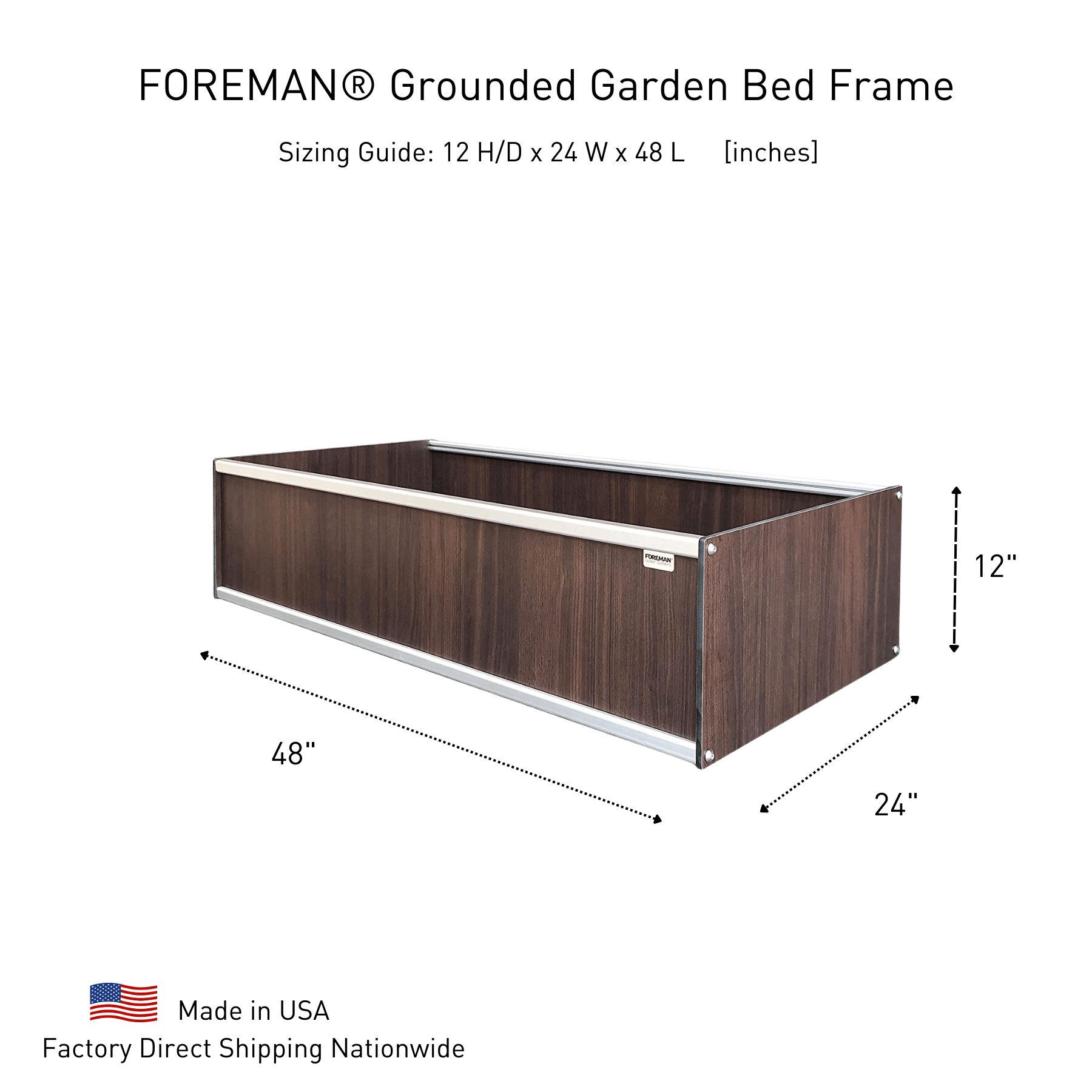 FOREMAN® Planter Box Frame - FOREMAN® Products
