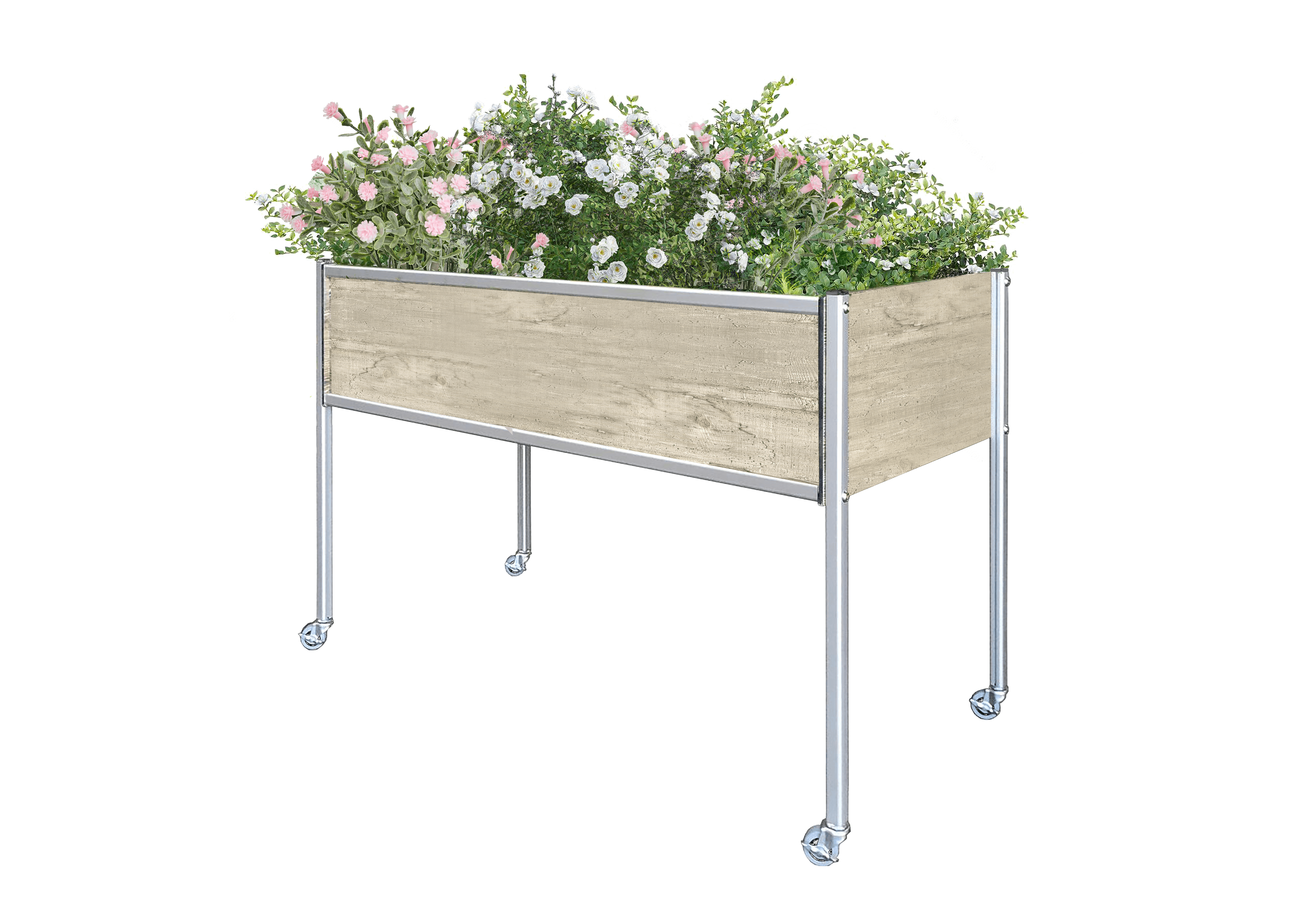 FOREMAN® XL Raised Garden Bed on legs with wheels - FOREMAN® Products