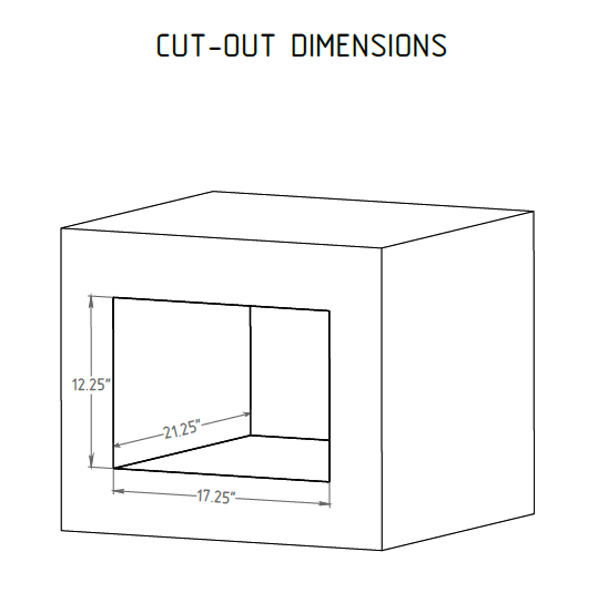 Outdoor Kitchen Drawer Premium HPL Plastic for BBQ Island, Grilling Station and Outside Cabinet, Double 17"Wx12"Hx21"D