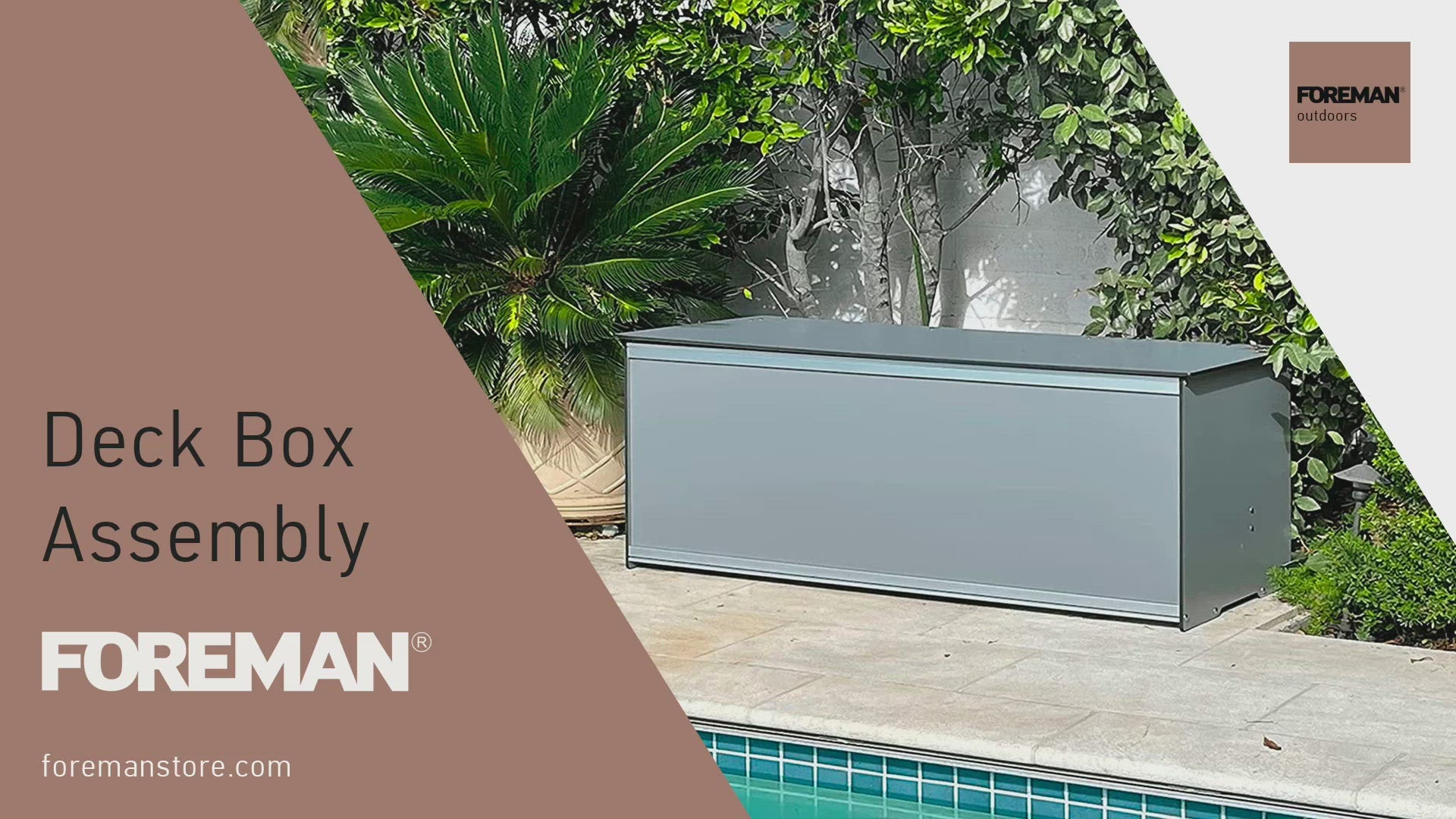 deck box assembly instruction video