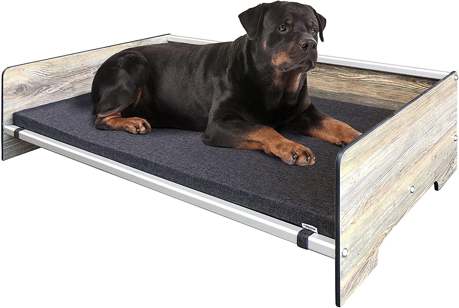 FOREMAN® Elevated Dog Bed with Washable Mattress Cover - FOREMAN® Products