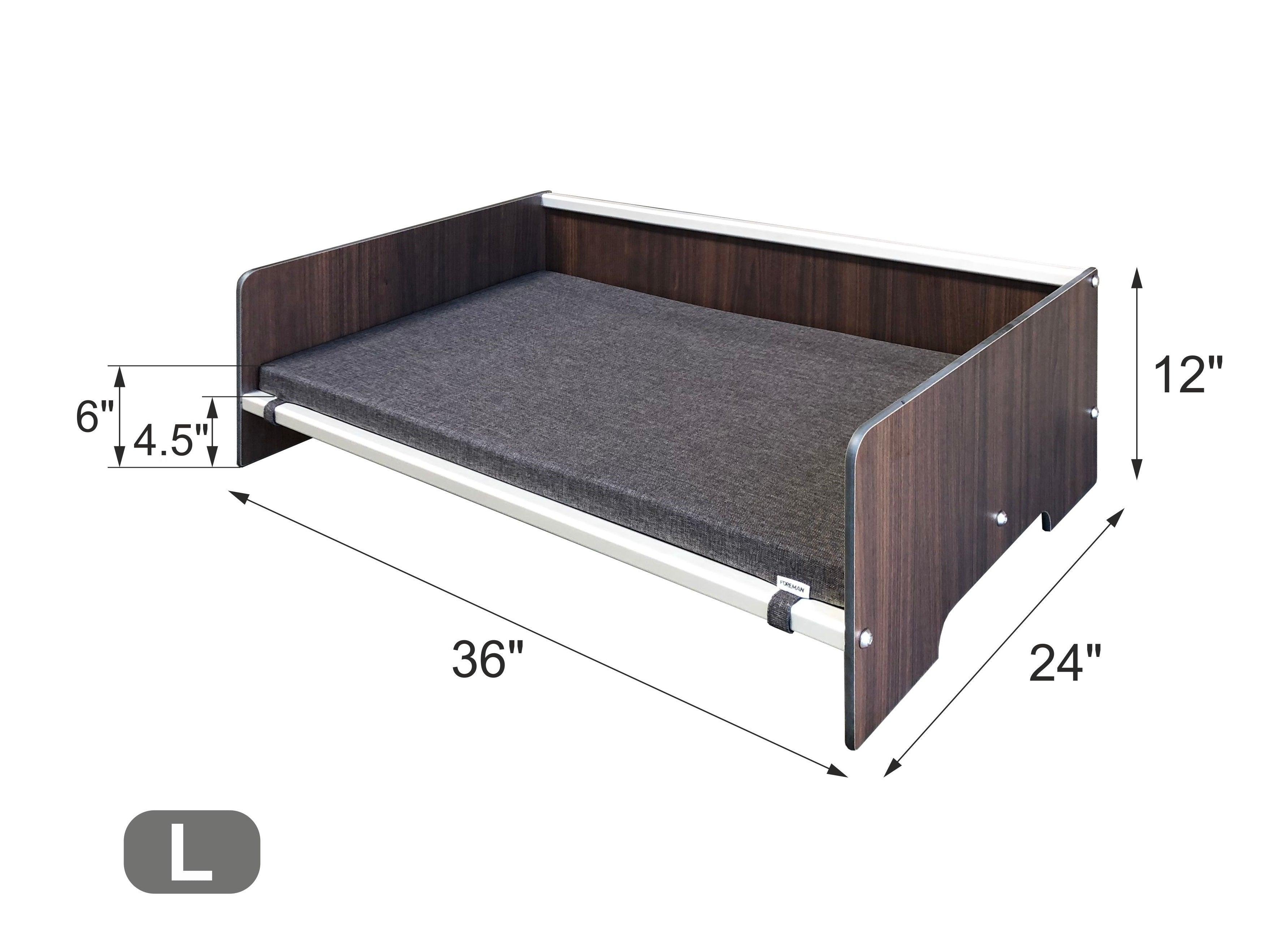 FOREMAN® Elevated Dog Bed with Washable Mattress Cover - FOREMAN® Products
