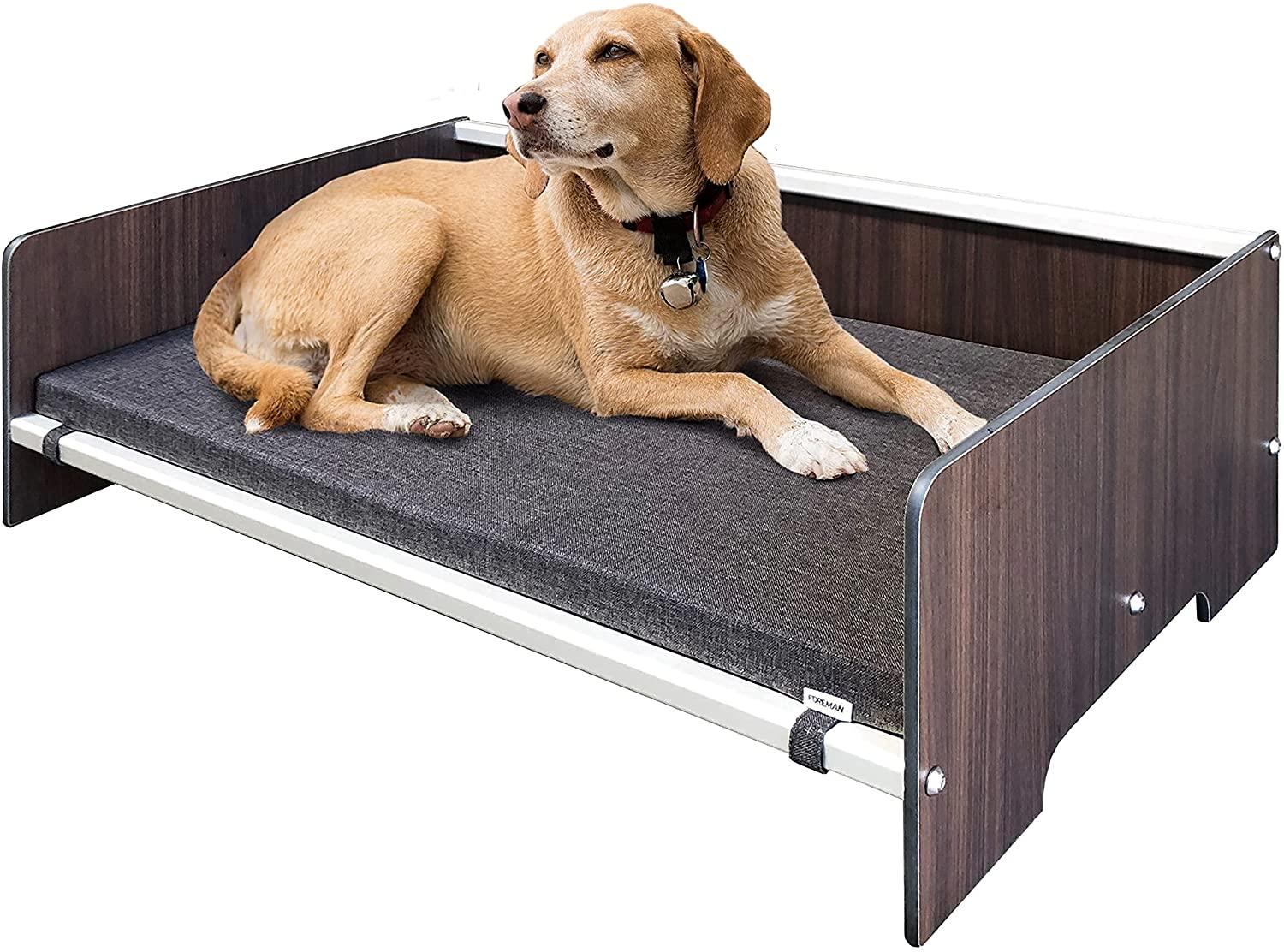 FOREMAN® Elevated Dog Bed with Washable Mattress Cover - FOREMAN® Products