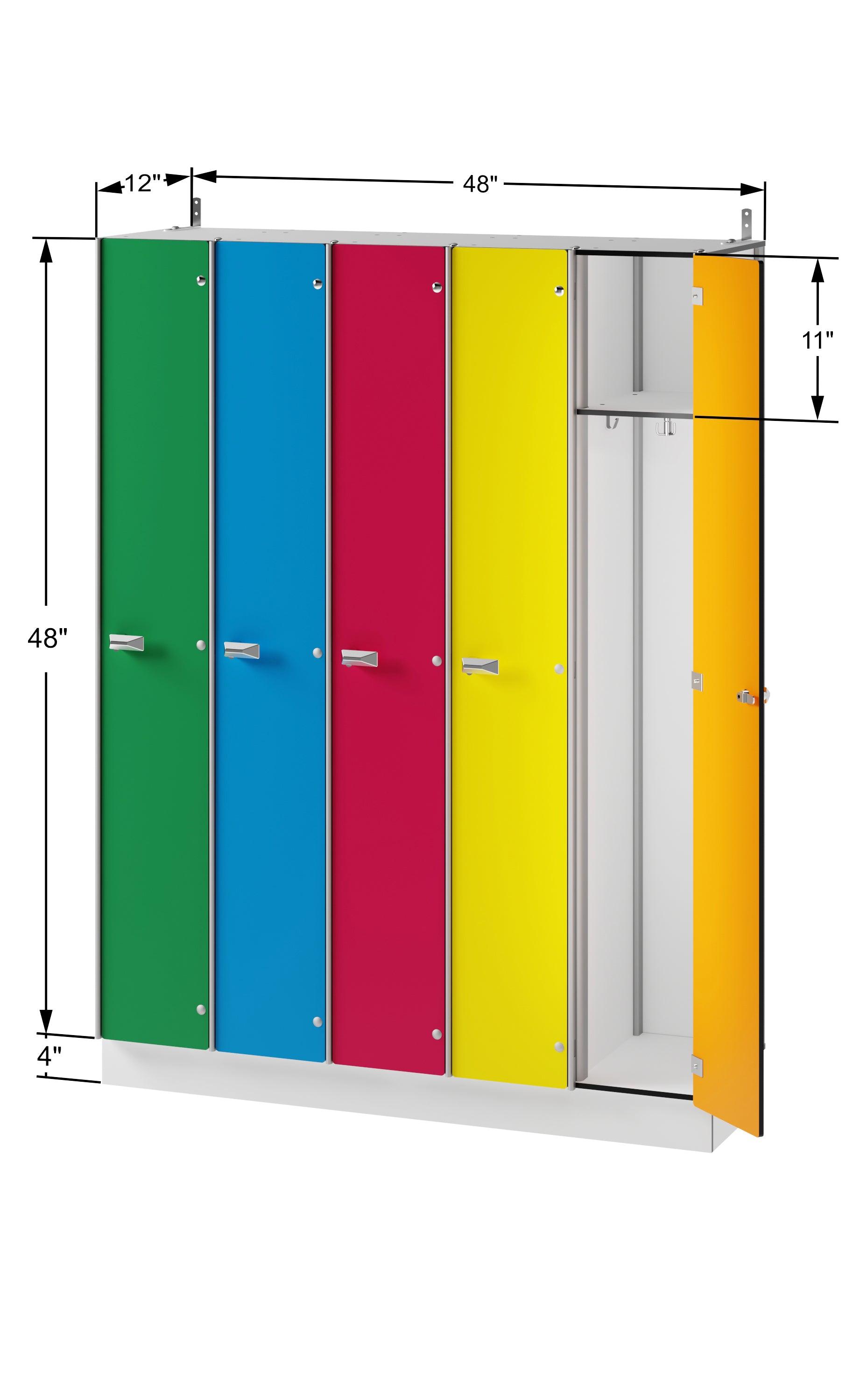 FOREMAN® Kids 5 Opening Waterproof Locker Unit - FOREMAN® Products