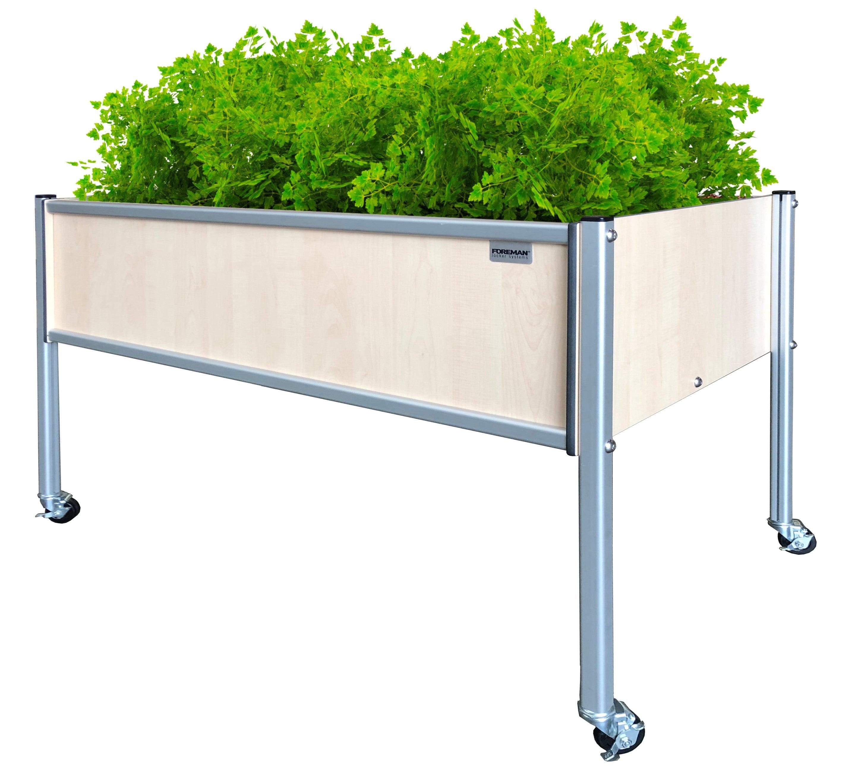 FOREMAN® Large Raised Planter w/ Wheels - FOREMAN® Products