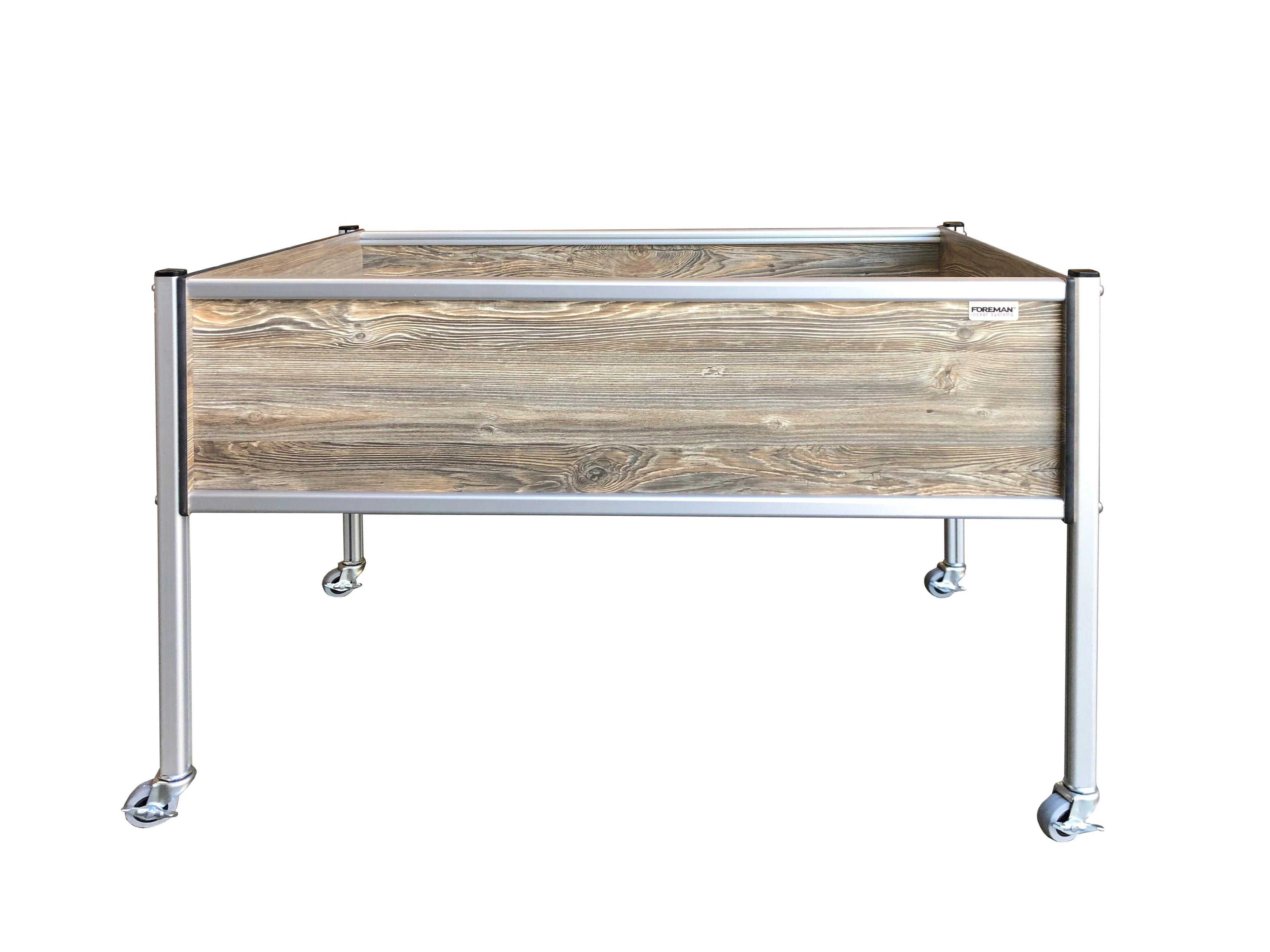 FOREMAN® Large Raised Planter w/ Wheels - FOREMAN® Products