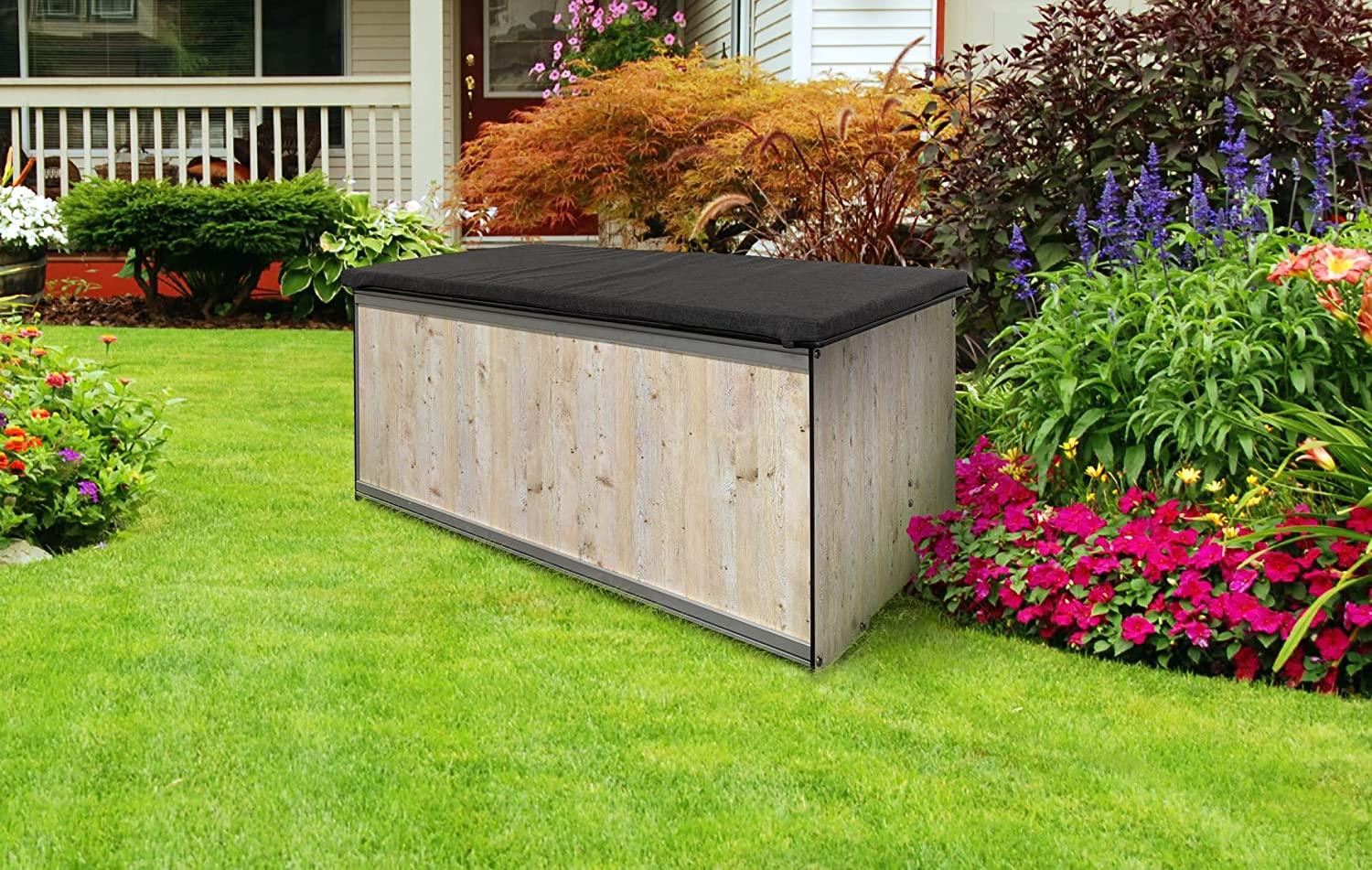 FOREMAN® Outdoor Deck Box with Cushion & Cover - FOREMAN® Products