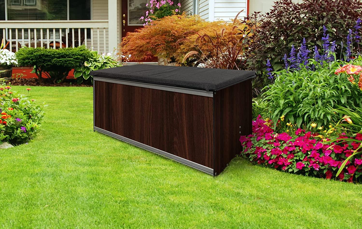 FOREMAN® Outdoor Deck Box with Cushion & Cover - FOREMAN® Products