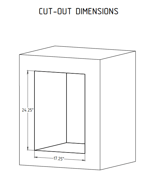 FOREMAN® Outdoor Kitchen Cabinet Door - Single Door - FOREMAN® Products