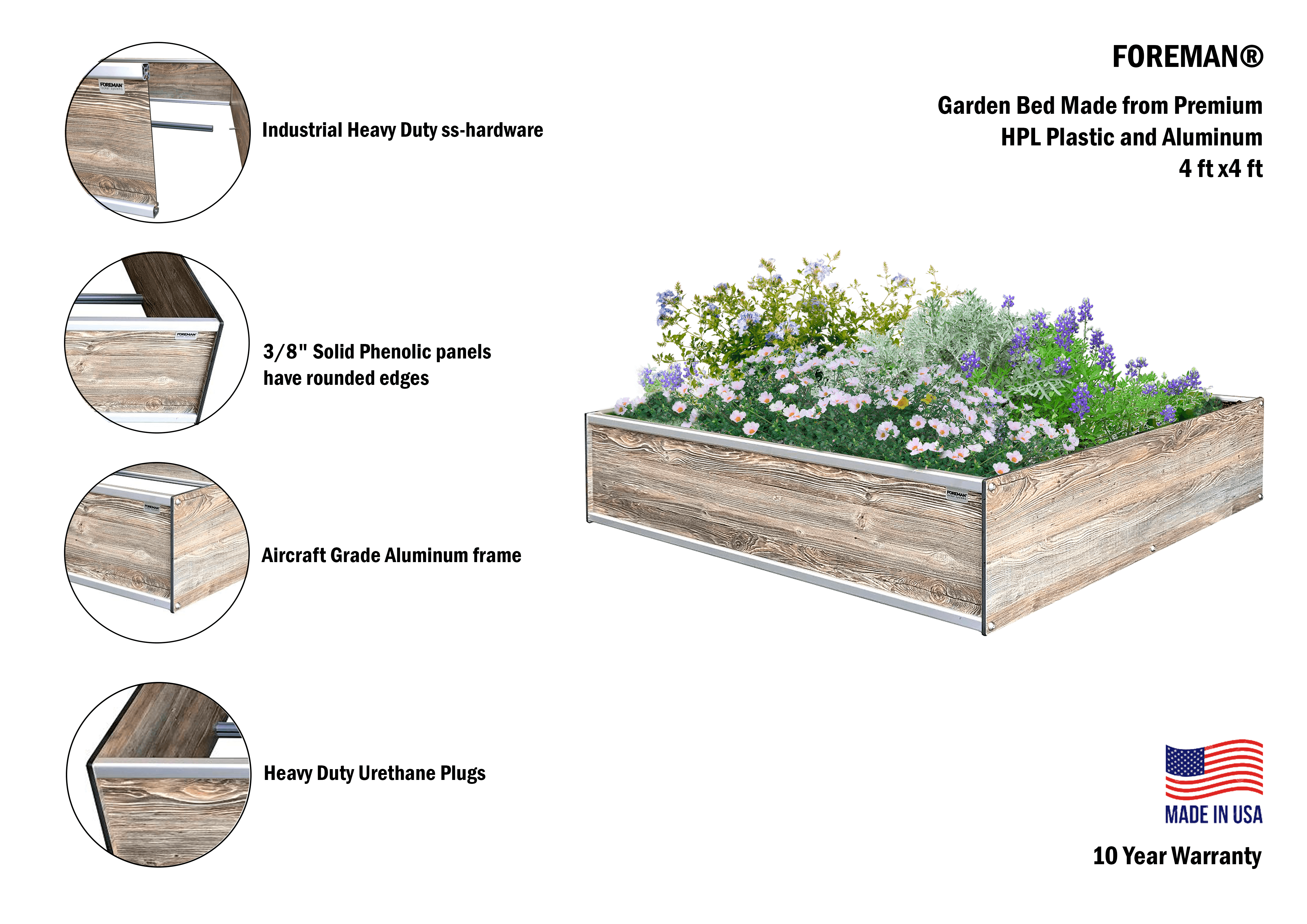 FOREMAN® Planter Box Frame - FOREMAN® Products
