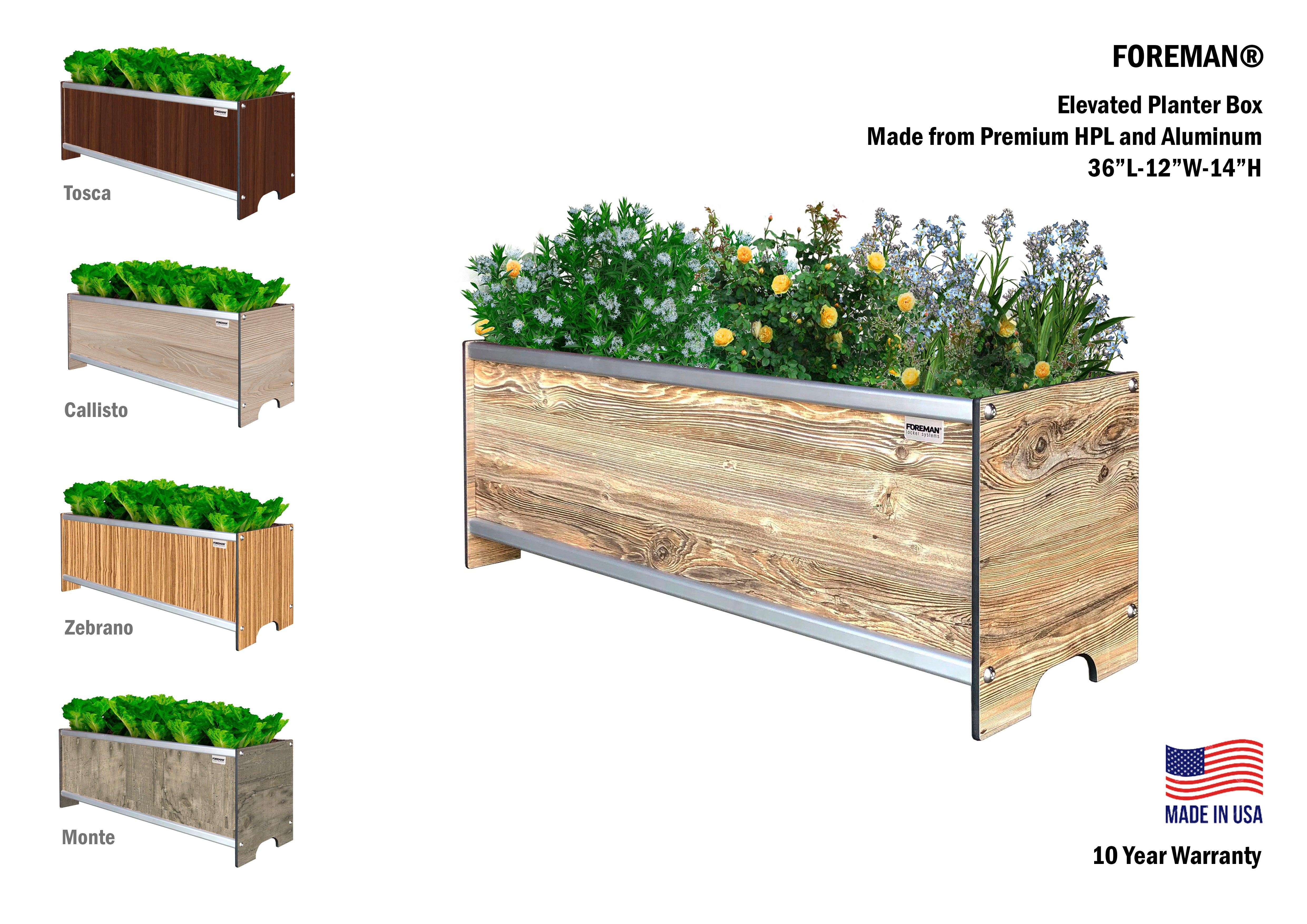 FOREMAN® Raised Garden Bed - Elevated w/ Drainage - FOREMAN® Products