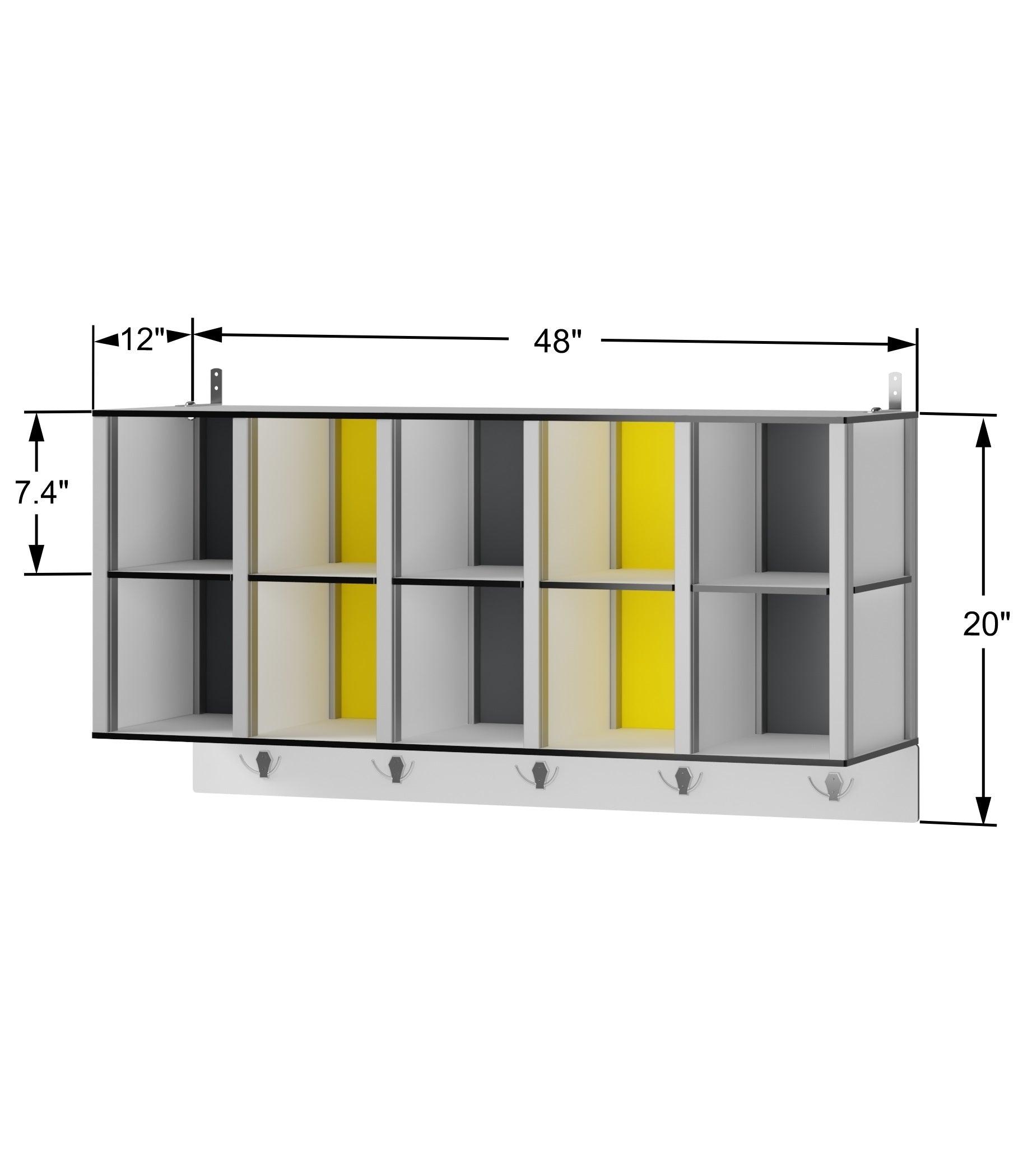 FOREMAN® Wall Mount Kids Cubbies with Coat Hooks - FOREMAN® Products