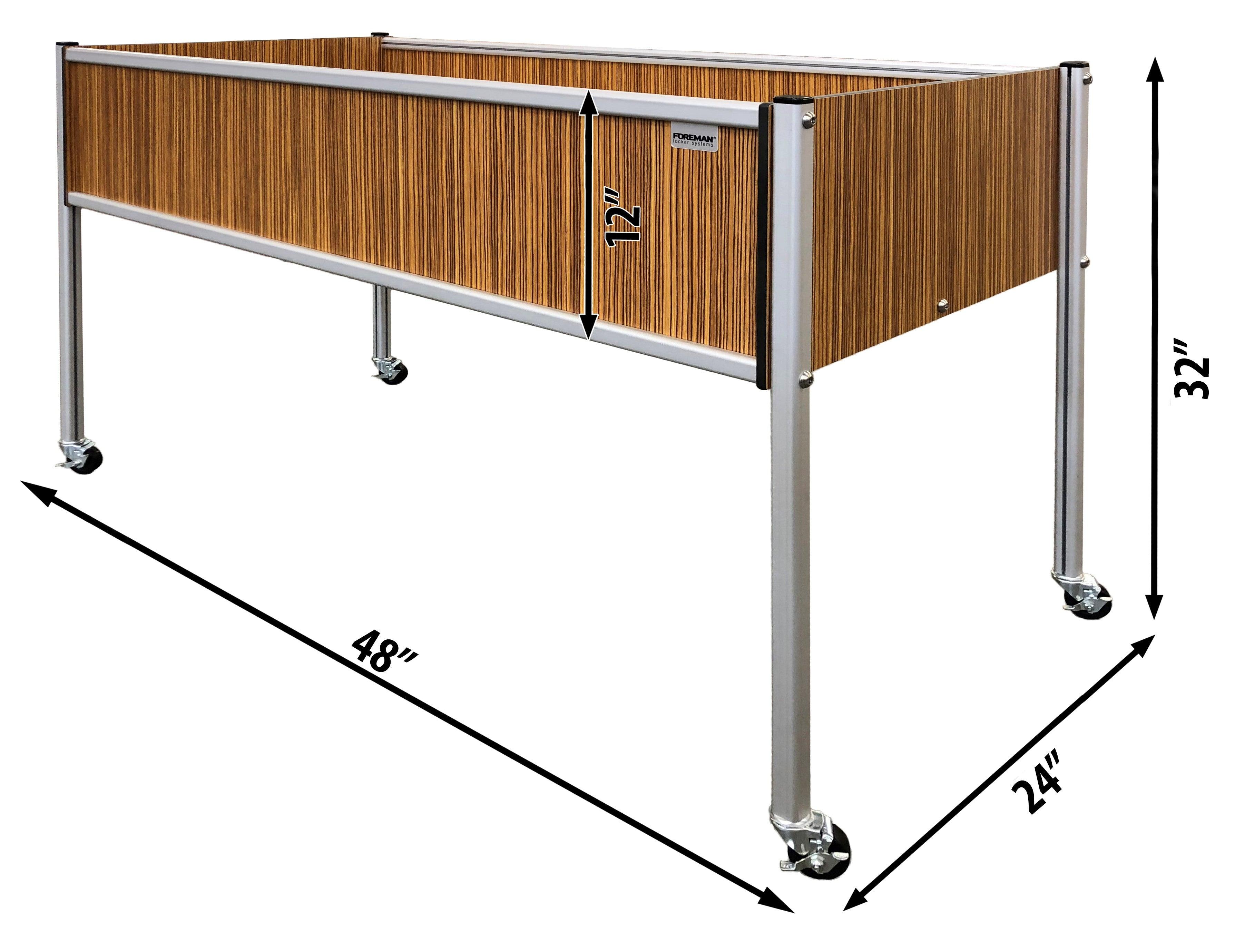 FOREMAN® XL Raised Garden Bed on legs with wheels - FOREMAN® Products