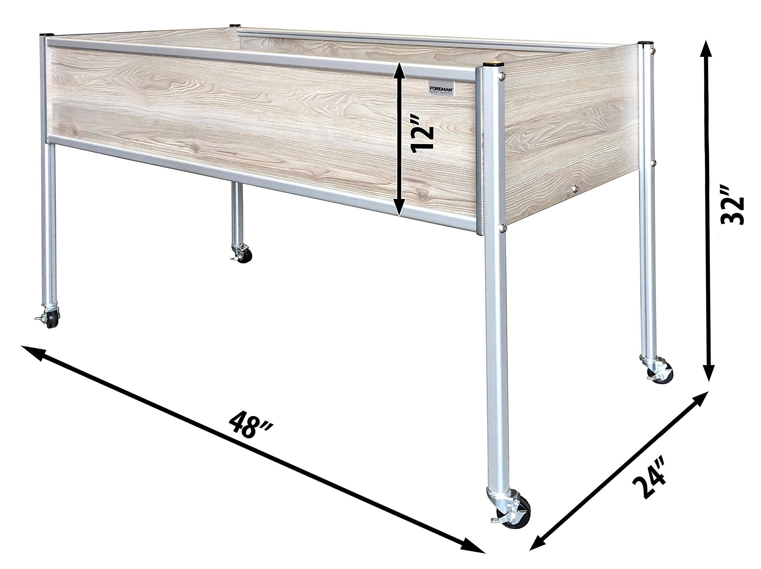 FOREMAN® XL Raised Garden Bed on legs with wheels - FOREMAN® Products