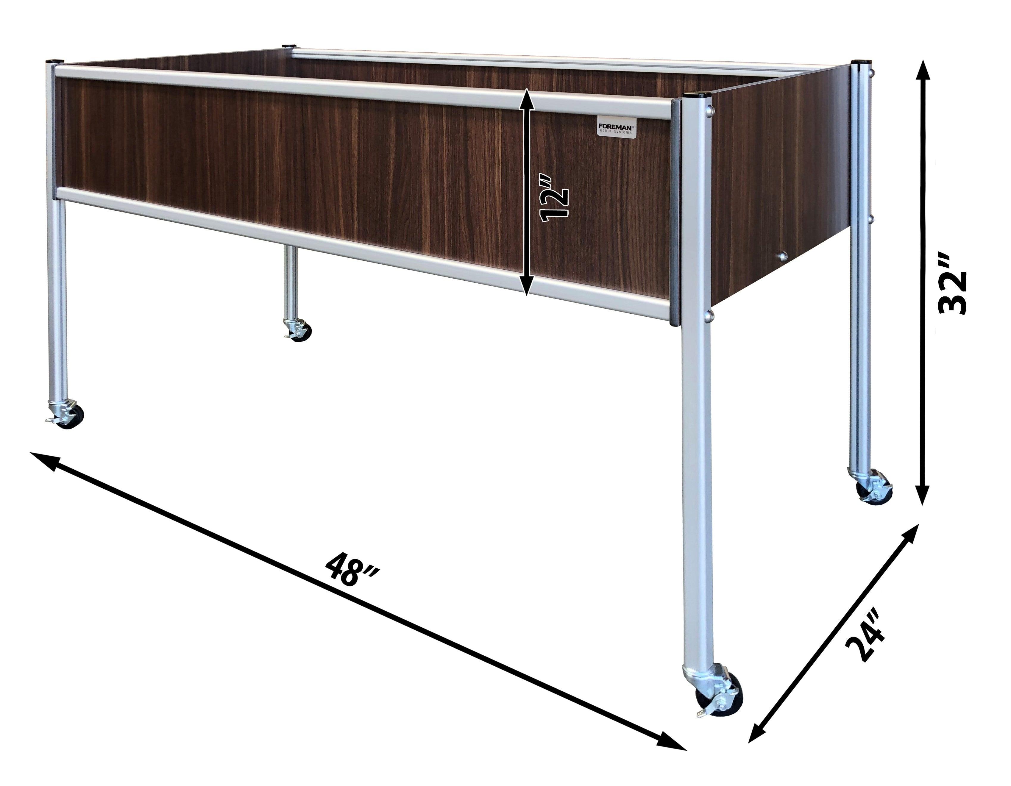 FOREMAN® XL Raised Garden Bed on legs with wheels - FOREMAN® Products