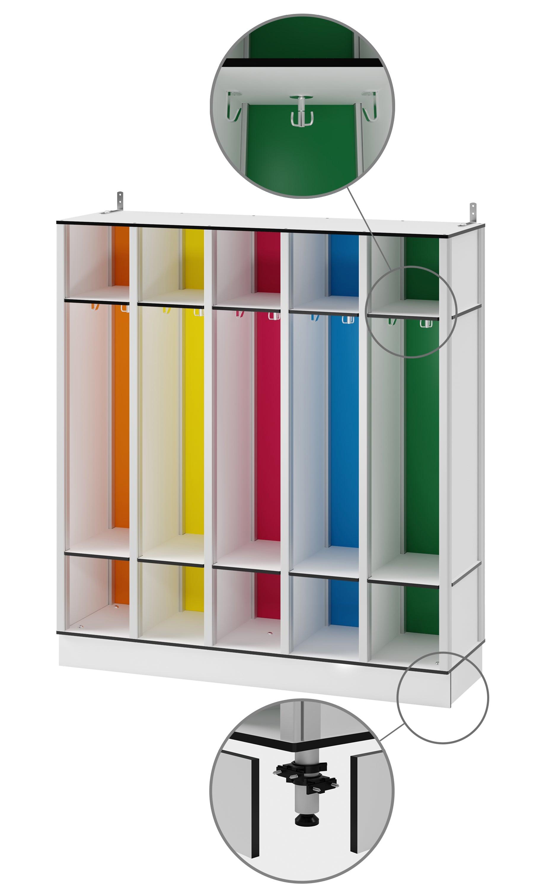 Kids 5 Unit Cubby with Coat Hooks | FOREMAN® - FOREMAN® Products