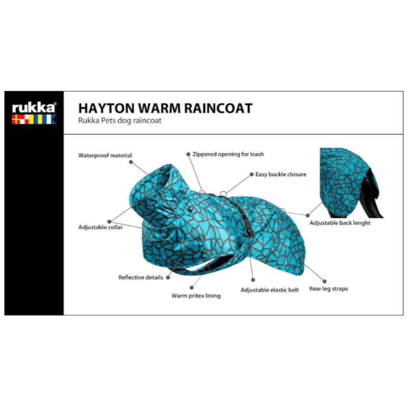 RUKKA® Hayton Warm Raincoat - Aqua - FOREMAN® Products