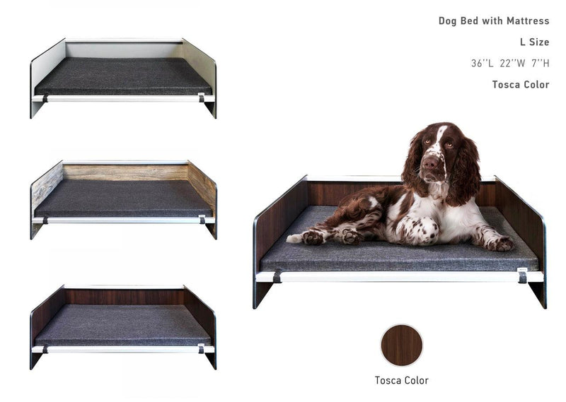 FOREMAN® Contemporary Elevated Dog Bed (UV Resistant Mattress with Removable & Washable Cover Included)