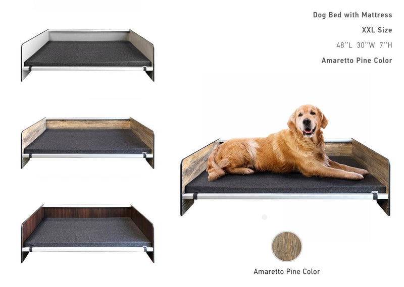 FOREMAN® Contemporary Elevated Dog Bed (UV Resistant Mattress with Removable & Washable Cover Included) - FOREMAN® Products