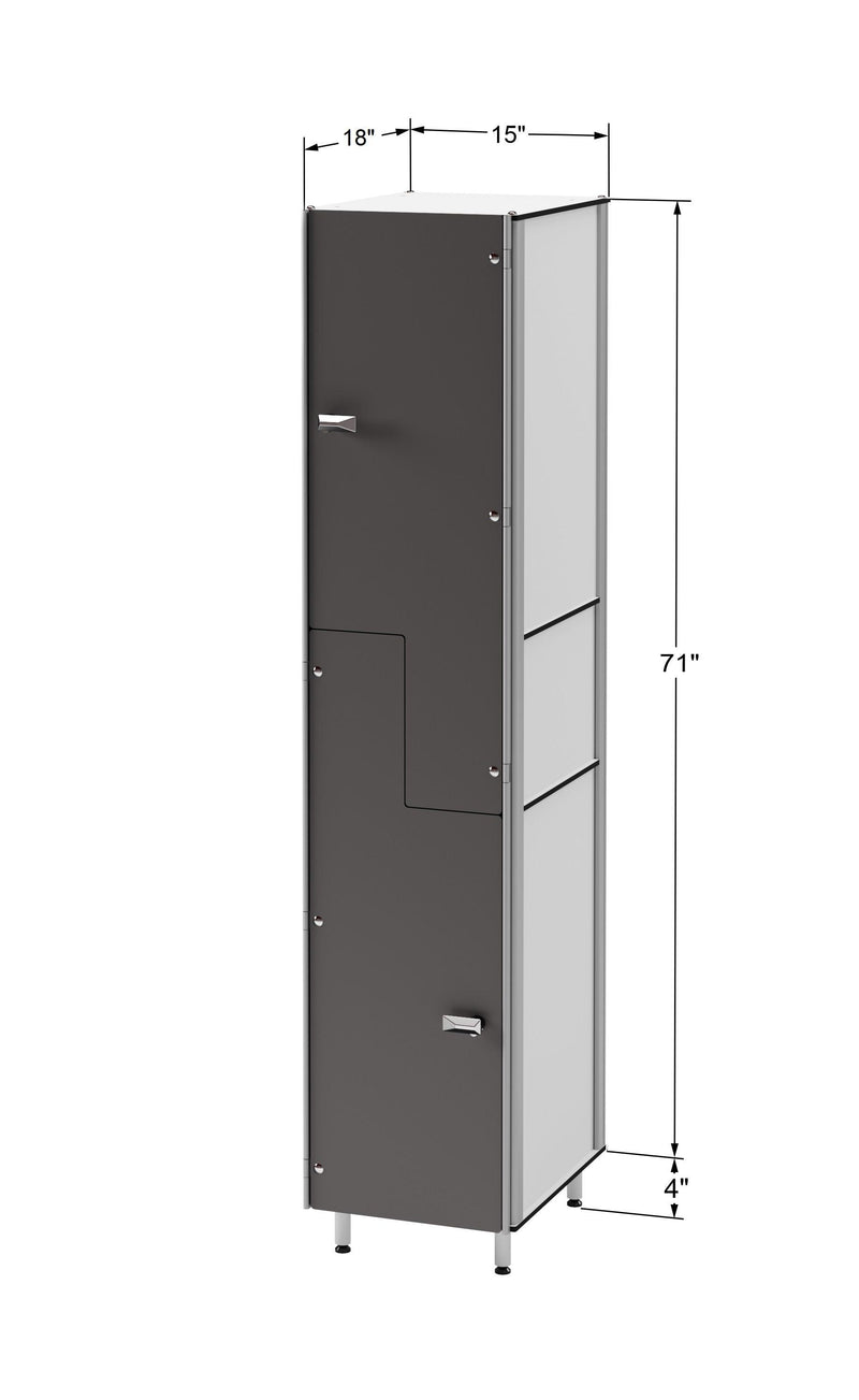 Phenolic Z-Tier Locker Signature Line, Indoor/Outdoor | Foreman
