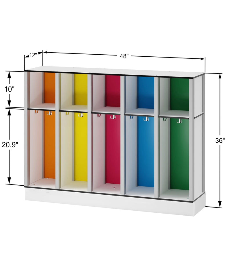 FOREMAN® Kids Cubby / Locker with Clothes Hooks