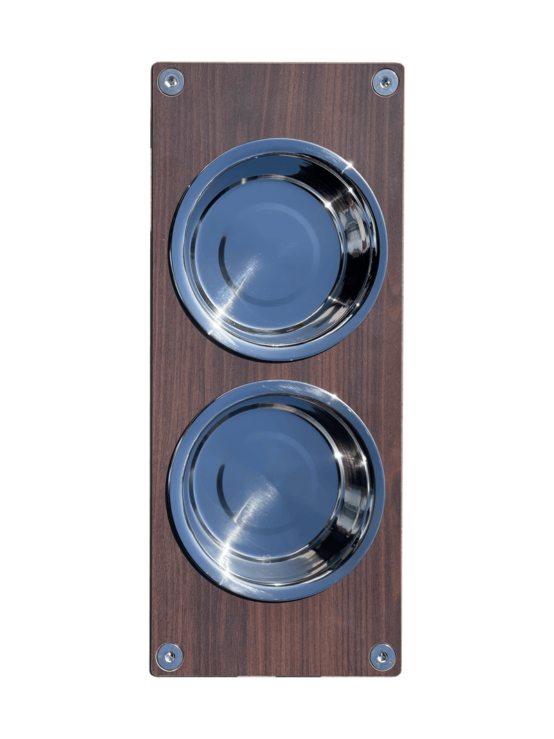 FOREMAN® Indoor / Outdoor Elevated Dog Bowl Set with High Quality Stainless Steel Bowls