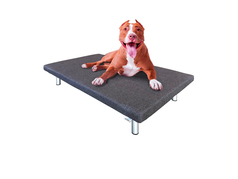 FOREMAN® Platform Dog Bed (UV Resistant Mattress with Removable & Washable Cover Included)