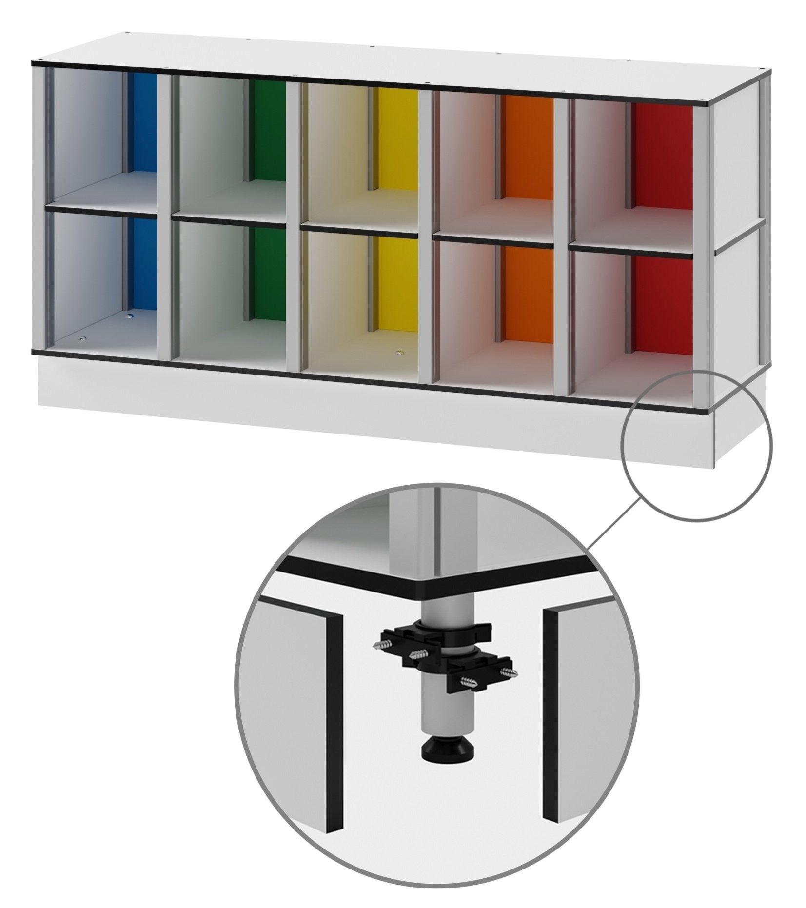 Waterproof Cuby FOREMAN® Kids Waterproof 10 Cubby Unit