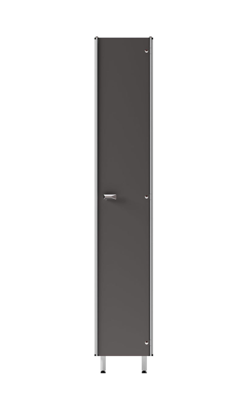 Преміальний фенольний однорівневий відкритий шафк з інтегрованим алюмінієвим профілем, важким, водостійким.